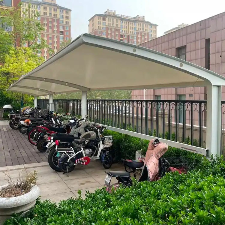 吉木萨尔县膜结构电动车棚